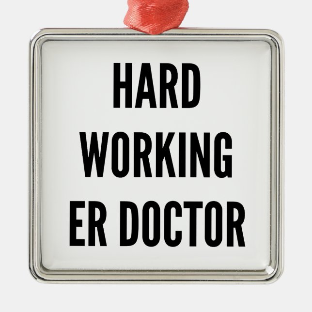 Ornement Métallique Médecin de travail (Devant)