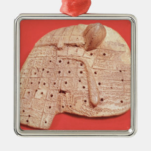 Ornement Métallique Modèle du foie d'un mouton