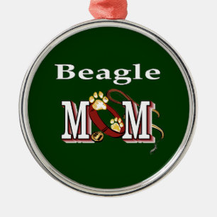 Ornement Métallique MOM chien beagle