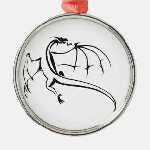 Ornement Métallique Monde de Dragon
