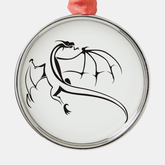Ornement Métallique Monde de Dragon (Devant)