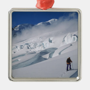 Ornement Métallique Montagnard sur le glacier Tasman dans le mont