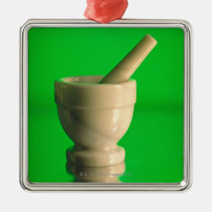 Ornement Métallique Mortier et pilon