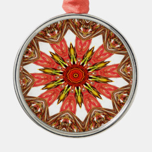 Ornement Métallique Motif traditionnel d'Asie africaine