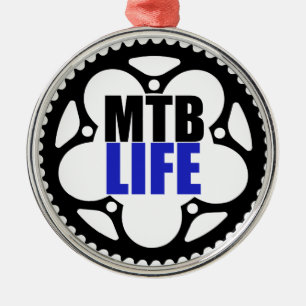 Ornement Métallique Mountain Bike Life