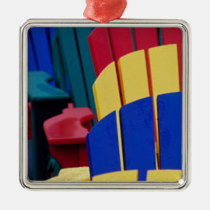 Ornement Métallique N.A. Canada, Nouvelle-Écosse, Bridgewater. Coloré