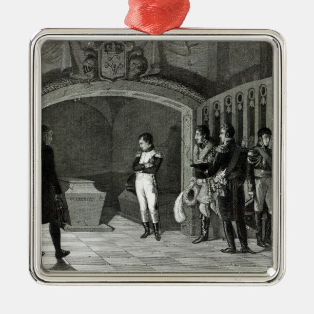 Ornement Métallique Napoléon méditant avant la tombe (Devant)