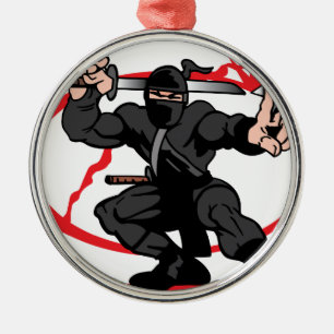 Ornement Métallique Ninja