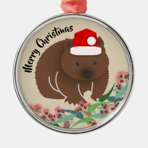 Ornement Métallique Noël bébé Wombat