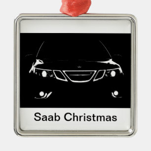 Ornement Métallique Noël de Saab
