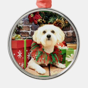 Ornement Métallique Noël - Lhasa Apso - Jack