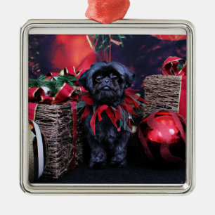 Ornement Métallique Noël - Shih Tzu - Lily