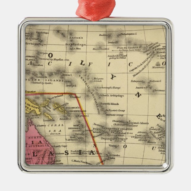 Ornement Métallique Océanique (Devant)