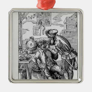 Ornement Métallique Opérateur dentaire