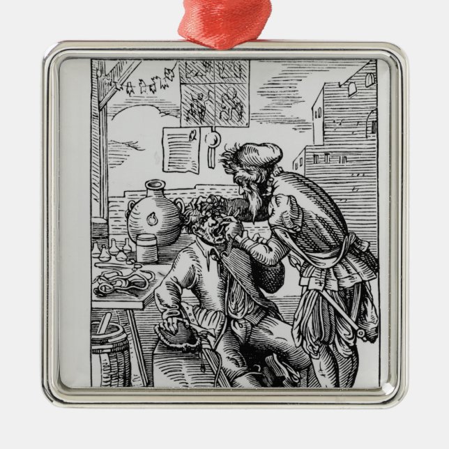 Ornement Métallique Opérateur dentaire (Devant)