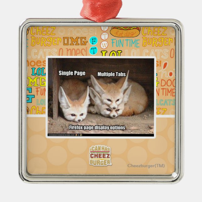 Ornement Métallique Options d'affichage de page (Devant)