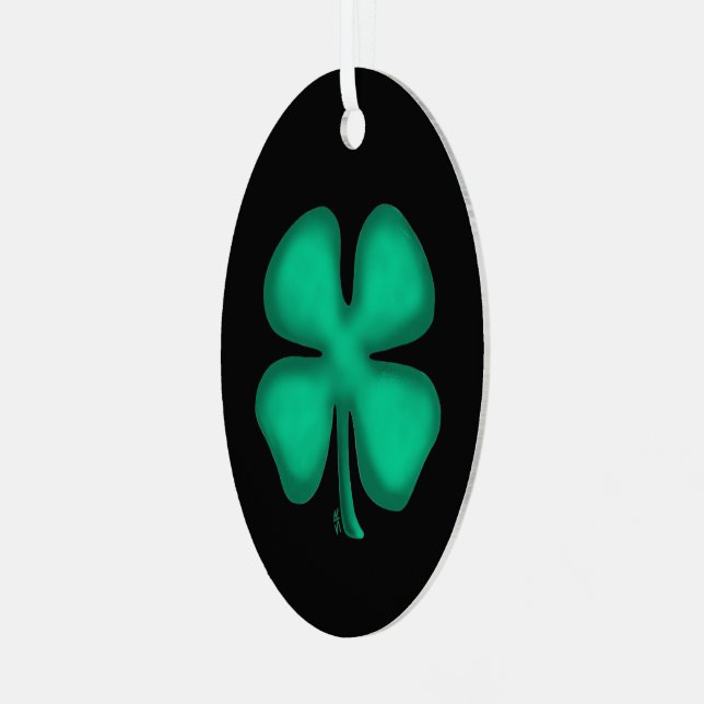 Ornement métallique ovale Black Irish (Avant gauche)