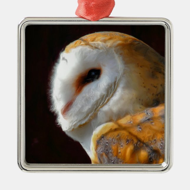 ORNEMENT MÉTALLIQUE OWLS (Devant)