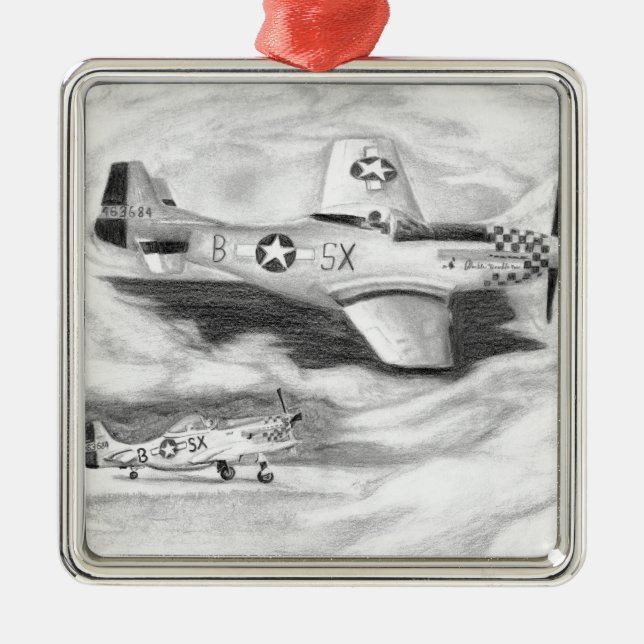 Ornement Métallique (P-51) Mustang (Devant)