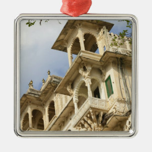Ornement Métallique Palais de la ville, Udaipur, Rajasthan, Inde