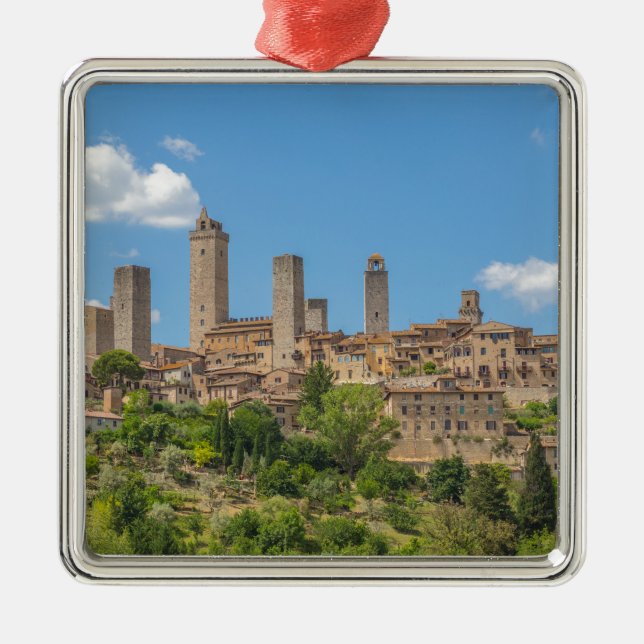 Ornement Métallique Panoramic view of San Gimignano Tuscany Italy (Devant)