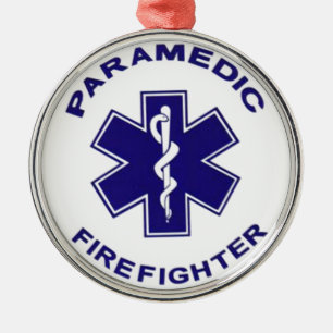 Ornement Métallique Paramedic du pompier