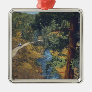 Ornement Métallique Parc de montagne de Denver, Co - canyon de crique