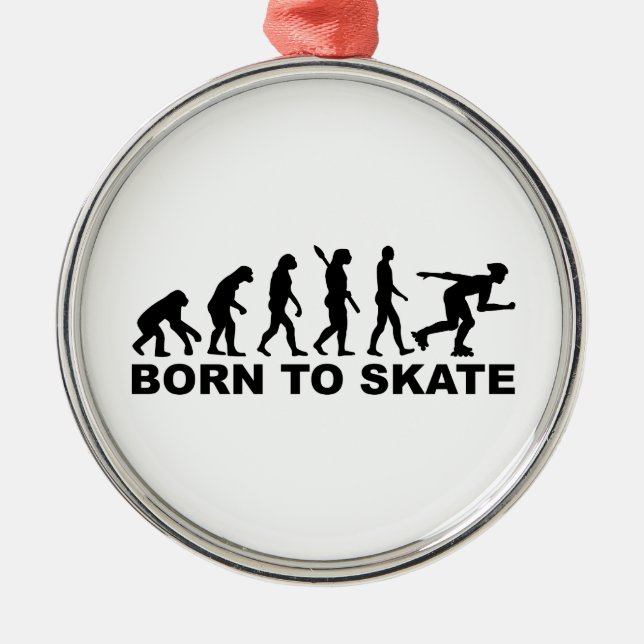 Ornement Métallique Patinage intégré d'évolution (Devant)