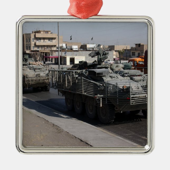 Ornement Métallique patrouille des soldats (Devant)