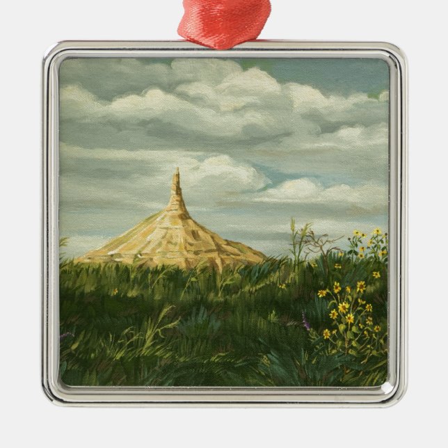 Ornement Métallique Paysage 1170 de roche de cheminée (Devant)