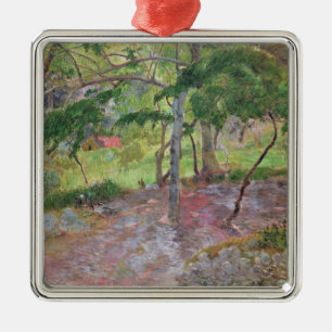 Ornement Métallique Paysage tropical de Paul Gauguin  , la Martinique,