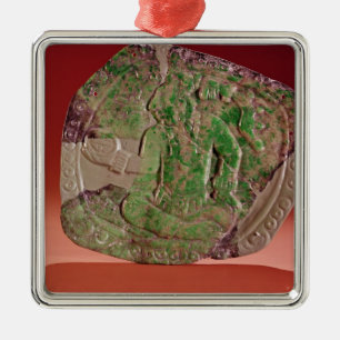 Ornement Métallique Pectoral d'un roi de site de Tikal, Guatemala