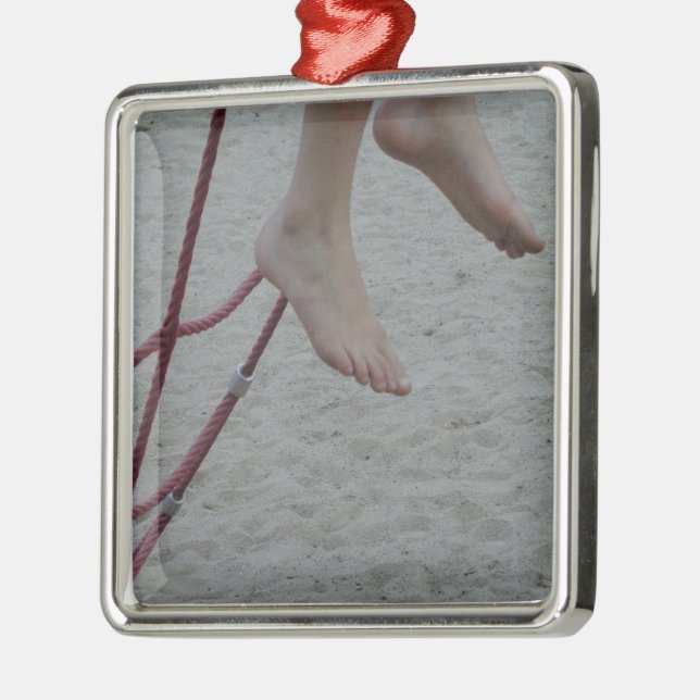 Ornement Métallique pendaison pied escalade cadre pieds terrain de jeu (Gauche)