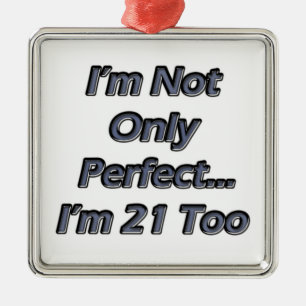 Ornement Métallique Perfectionnez 21 ans