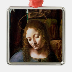 Ornement Métallique Petit groupe de la tête de la Vierge