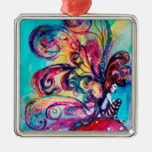 ORNEMENT MÉTALLIQUE PETITE ELF DE CHAMPIGNONS IMAGINAIRE