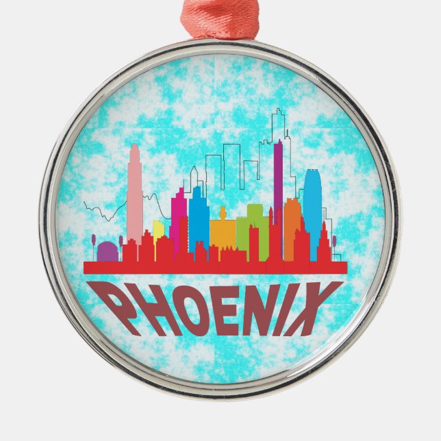 Ornement Métallique Phoenix (Devant)