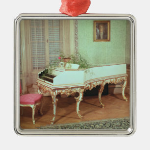 Ornement Métallique Pièce avec le clavecin