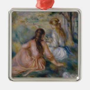 Ornement Métallique Pierre Auguste Renoir dans le pré