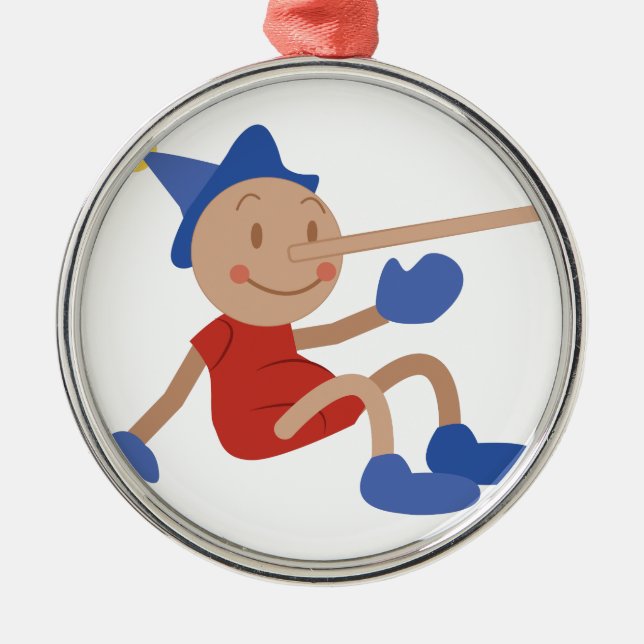 Ornement Métallique Pinocchio (Devant)