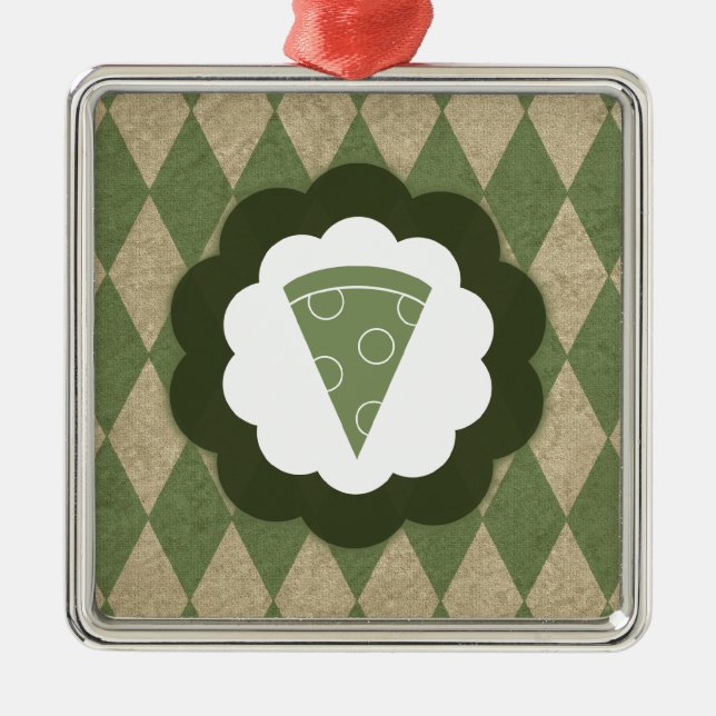 Ornement Métallique pizza (Devant)