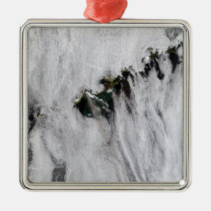 Ornement Métallique Plumes du volcan Okmok, îles Aléoutiennes