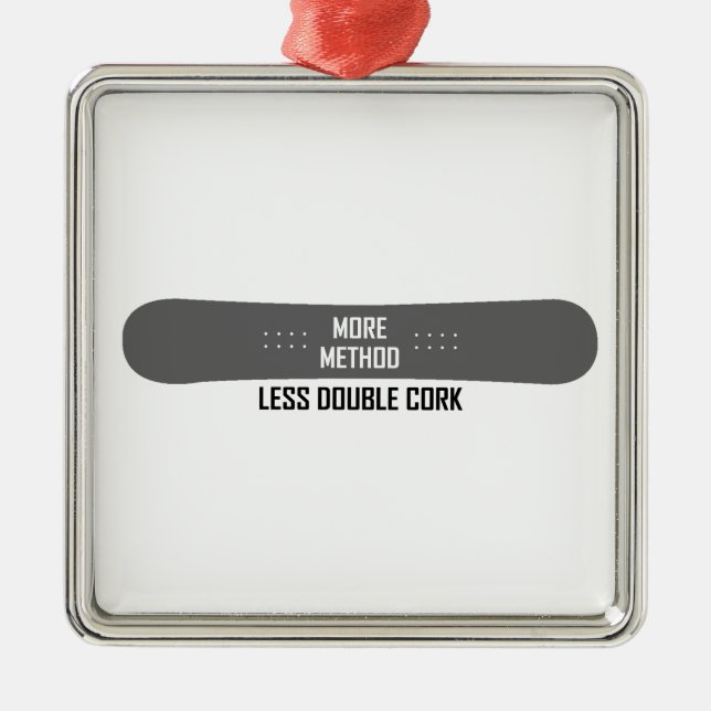 Ornement Métallique Plus de méthode Moins de double liège (Devant)