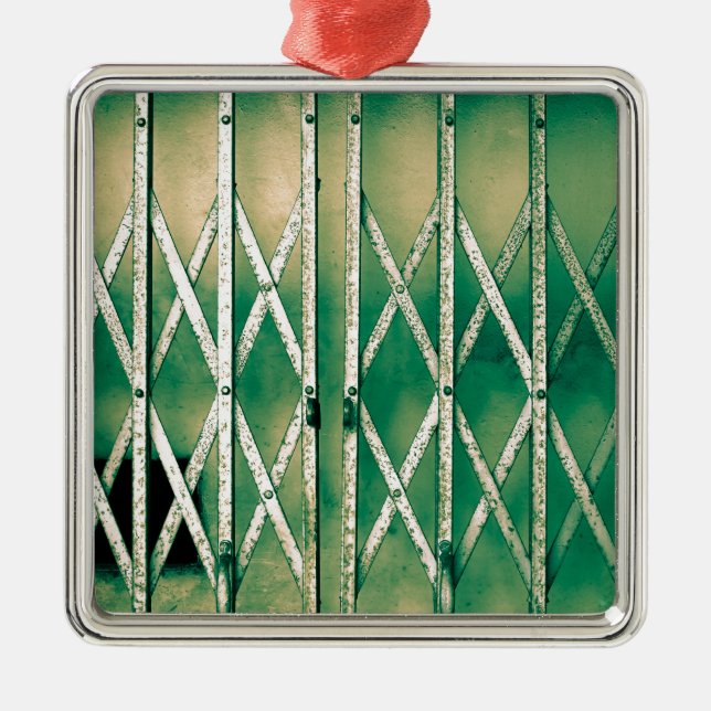 Ornement Métallique Porte d'ascenseur vintage (Devant)