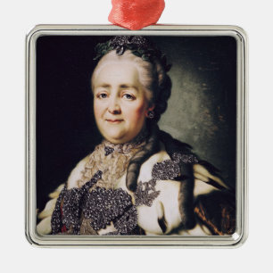 Ornement Métallique Portrait de Catherine II de la Russie