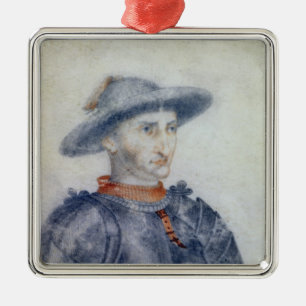 Ornement Métallique Portrait de duc de Rene I de l'Anjou