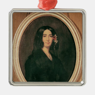 Ornement Métallique Portrait de George Sand