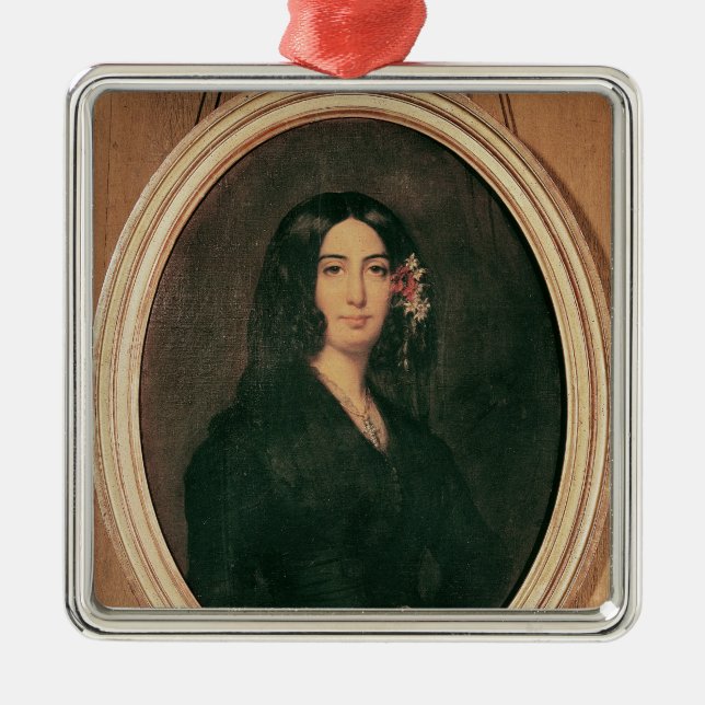 Ornement Métallique Portrait de George Sand (Devant)