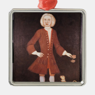 Ornement Métallique Portrait de Jonathan Bentham, c.1725