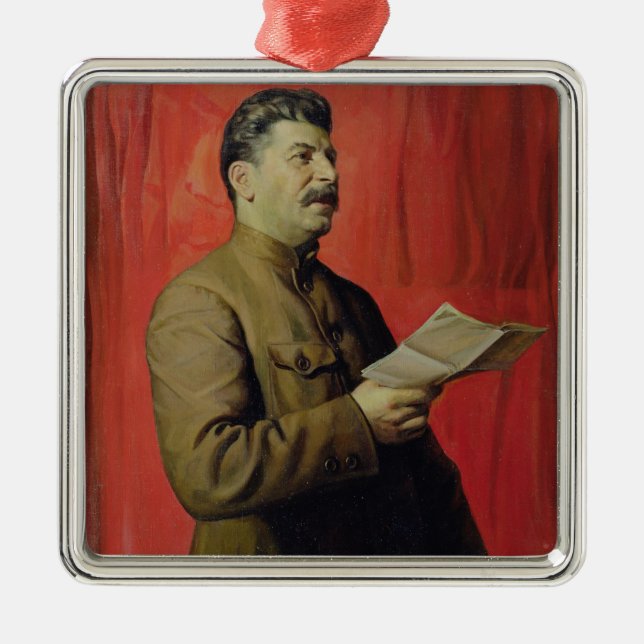 Ornement Métallique Portrait de Josif Stalin, 1933 (Devant)